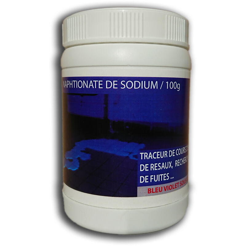 Visio Tech - Traceur incolore visible sous uv - 100g - Naphtionate de sodium en pot de 100g