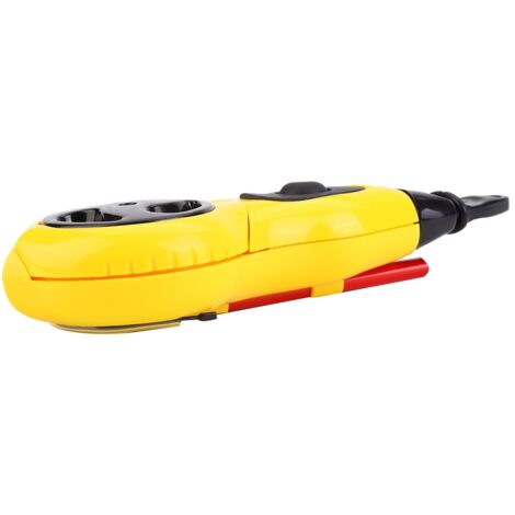 Traceur Ligne Auto Callback Miniature Bois avec Pinceau pour Carpenters DIY 178g Plastique Jaune + Noir 15m