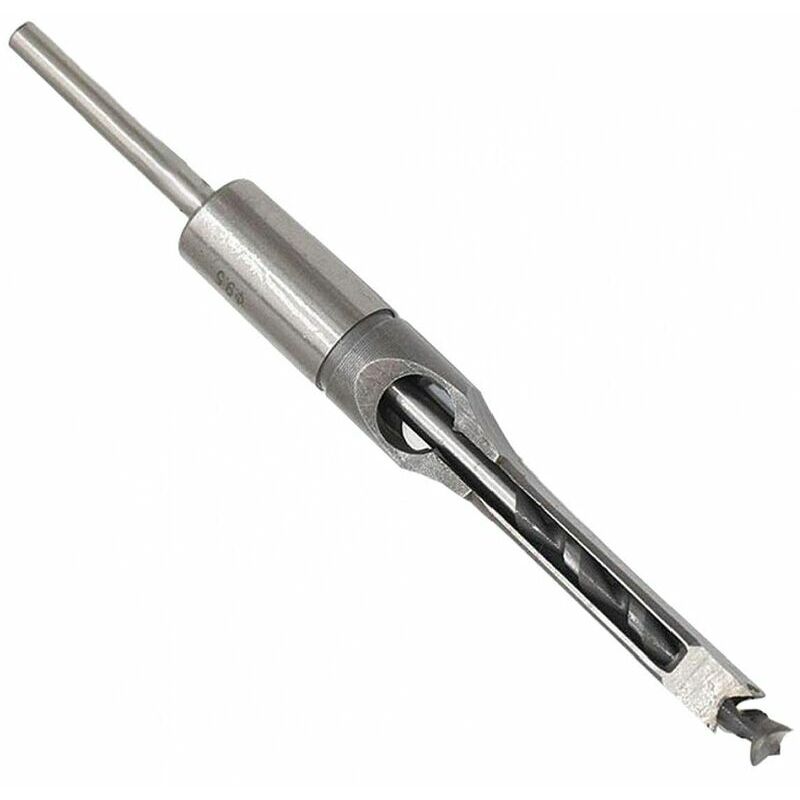 Track Carré Foret Set 9.5mm - Haute Qualité - Idéal pour la réalisation de mortaises - Outils de Forage Carpenter - Foret Mortaise, Outil de Forage,