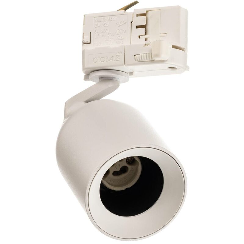 Arcchio - Track Lighting 3-Phase Brinja (modern) in White made of Metal for e.g. Hallway (1 light source, GU10) from white