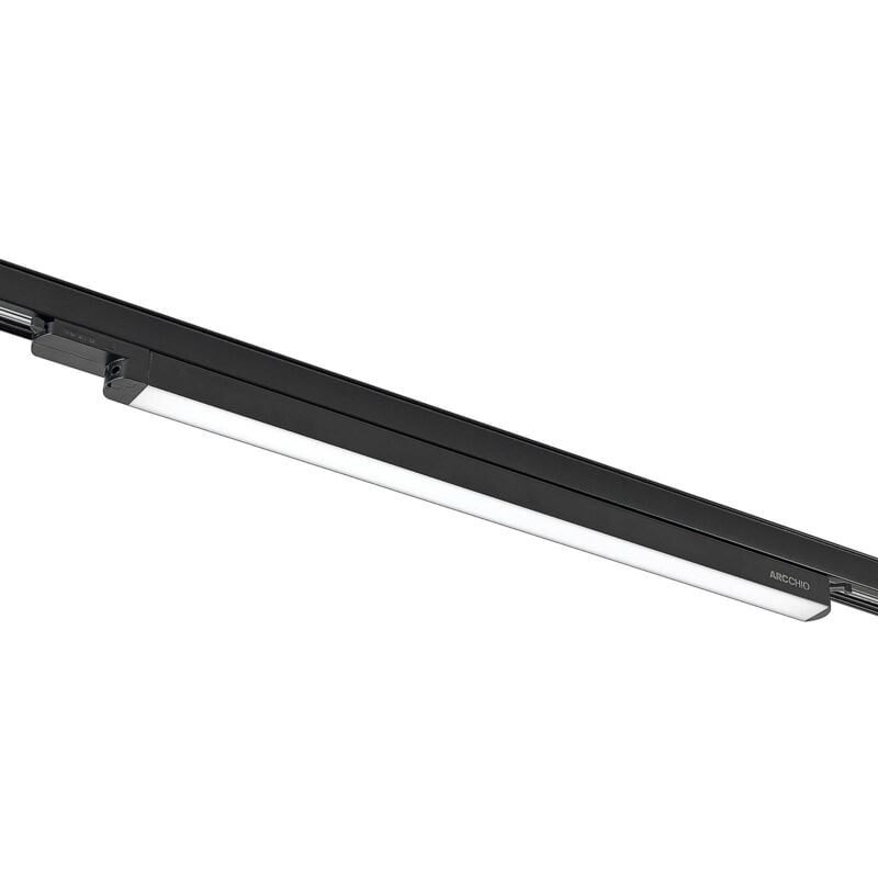 Arcchio - Track Lighting 3-Phase Harlow (modern) in Black made of Aluminium for e.g. Office & Workroom (1 light source,) from black (ral 9011)