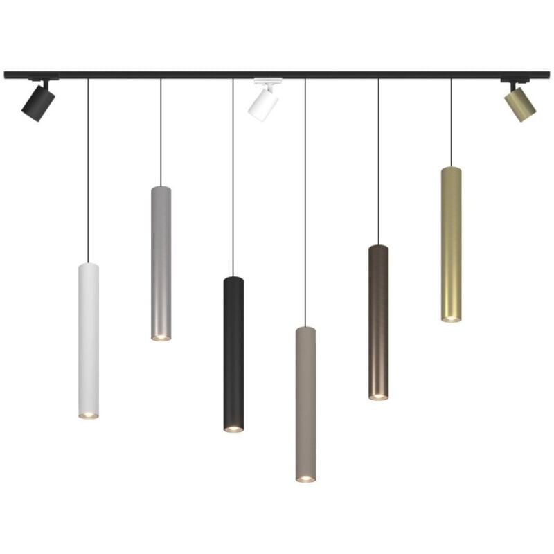 Top-light - Track top light mono 1203 yari 200 n gu10 led plafonnier spots orientables modernes