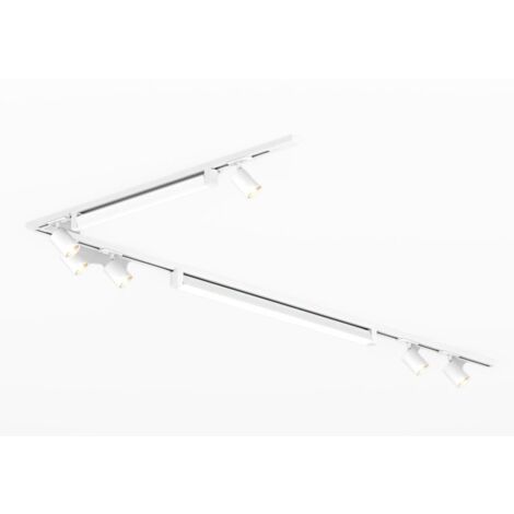 Track top light mono mixkit 300l n bi gu10 led intégrée 4000k plafonnier spots orientables modernes