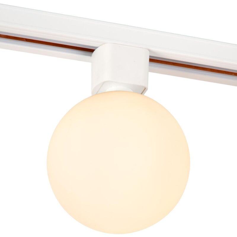 Lucide - track tycho Verre -Opal - 1xG9