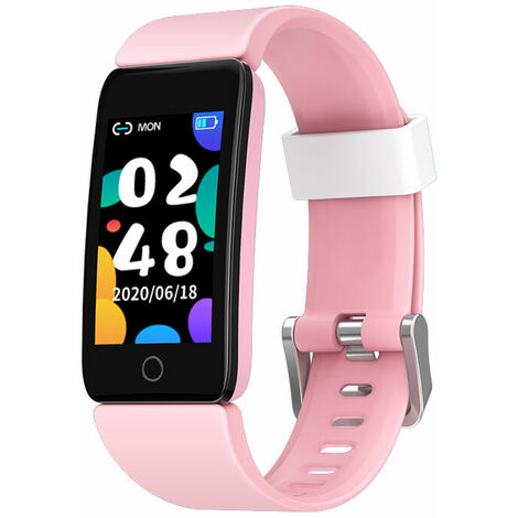 Tracker d'activité pour enfants pour garçons et filles à partir de 6 ans, montre de fitness pour enfants avec moniteur de fréquence cardiaque, moniteur de sommeil, moniteur d'activité étanche IP68 pou