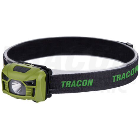 Tracon 120lm 1200mAh Bewegungssensor-Stirnlampe