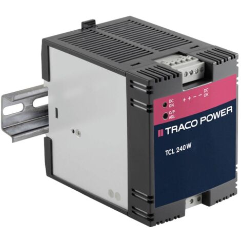 TracoPower TCL 240-124 Alimentatore per guida DIN 24 V/DC 10 A 240 W Num. uscite:1 x Contenuto 1 pz.