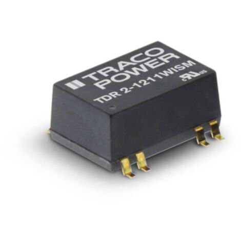 TracoPower TDR 2-2422WISM Convertitore DC/DC SMD 24 V/DC 12 V/DC, -12 V/DC 83 mA 2 W Num. uscite: 2 x Contenuto 1 pz.