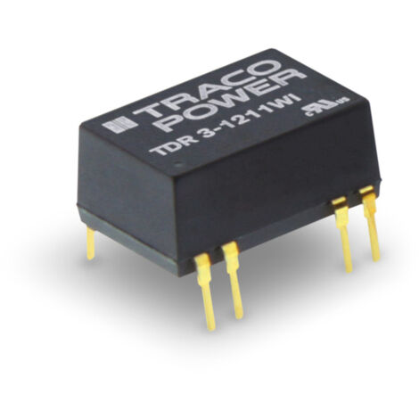 TracoPower TDR 3-1212WI DC/DC-Wandler, Print 12 V/DC 12 V/DC 250 mA 3 W Anzahl Ausgänge: 1 x Inhalt