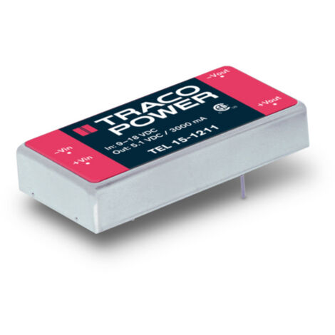 TracoPower TEL 15-1211 DC/DC-Wandler, Print 12 V/DC 5 V/DC 3 A 15 W Anzahl Ausgänge: 1 x Inhalt 1 St