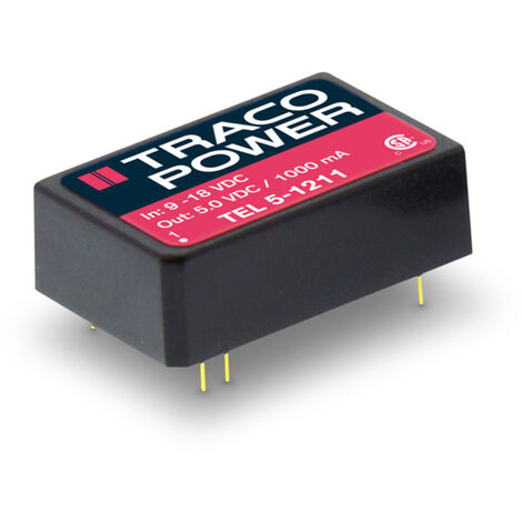 TracoPower TEL 5-1212 DC/DC-Wandler, Print 12 V/DC 12 V/DC 500 mA 6 W Anzahl Ausgänge: 1 x Inhalt 1