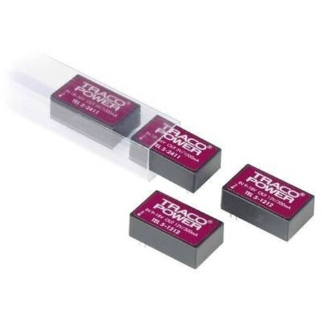 TracoPower TEL 5-2422 Convertitore DC/DC da circuito stampato 24 V/DC 12 V/DC, -12 V/DC 250 mA 6 W Num. uscite: 2 x Con