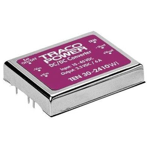 TracoPower TEN 30-2412WI Convertitore DC/DC da circuito stampato 24 V/DC 12 V/DC 2.5 A 30 W Num. uscite: 1 x Contenuto