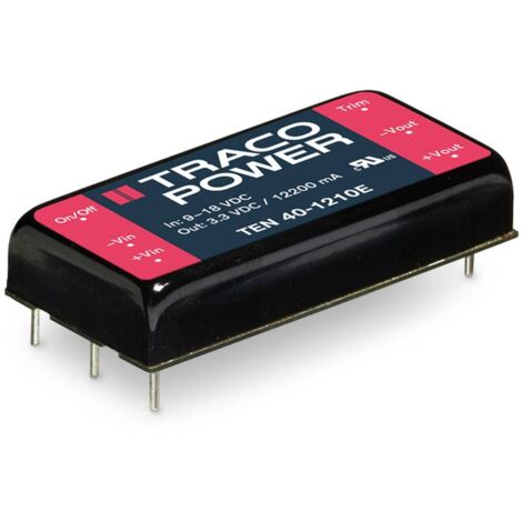 TracoPower TEN 40-2411E Convertitore DC/DC da circuito stampato 8 A 40 W Num. uscite: 1 x Contenuto 1 pz.