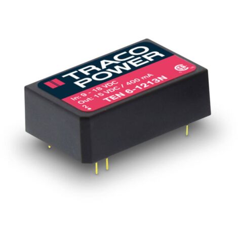 TracoPower TEN 6-2412N Convertitore DC/DC da circuito stampato 24 V/DC 12 V/DC 500 mA 6 W Num. uscite: 1 x Contenuto 1
