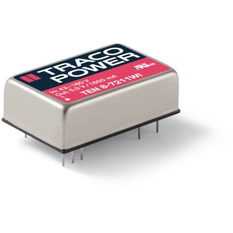 TracoPower TEN 8-2411WI Convertitore DC/DC da circuito stampato 12 V/DC 5 V/DC 1.5 A 8 W Num. uscite: 1 x Contenuto 1 p