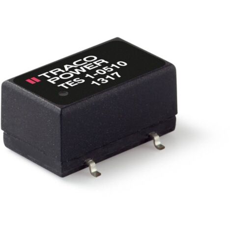 TracoPower TES 1-0511 Convertitore DC/DC SMD 5 V/DC 5 V/DC 200 mA 1 W Num. uscite: 1 x Contenuto 1 pz.
