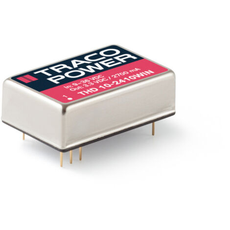 TracoPower THD 10-4810WIN DC/DC-Wandler, Print 48 V/DC 3.3 V/DC 2.7 A 10 W Anzahl Ausgänge: 1 x Inha
