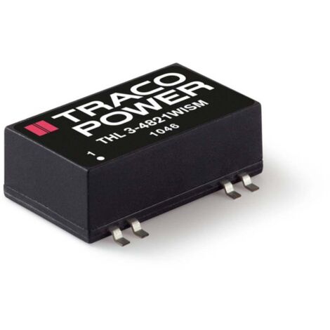 TracoPower THL 3-4811WISM Convertitore DC/DC SMD 48 V/DC 5.1 V/DC 600 mA 3 W Num. uscite: 1 x Contenuto 1 pz.