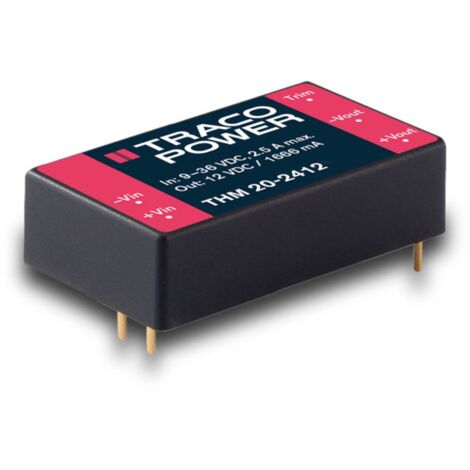 TracoPower THM 20-1211 Convertitore DC/DC da circuito stampato 4 A 20 W Num. uscite: 1 x Contenuto 1 pz.
