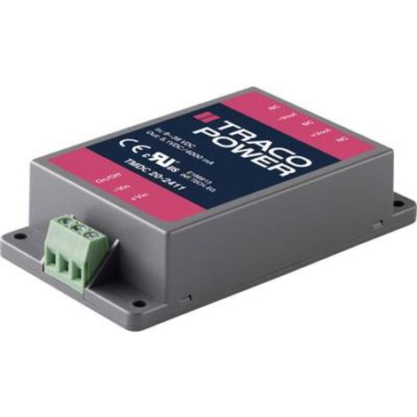 TracoPower TMDC 20-2412 Modulo convertitore DC / DC 24 V/DC 12 V/DC 1.67 A 20 W Num. uscite: 1 x Contenuto 1 pz.