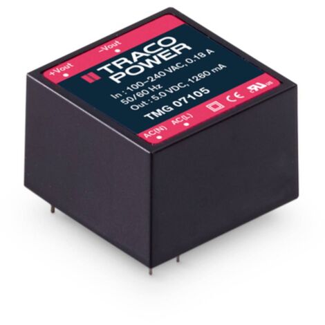 TracoPower TMG 15115 Alimentatore da circuito stampato AC / DC 15 V/DC 1 A 15 W