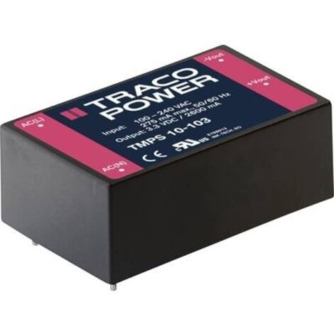 TracoPower  TMPS 10-124 Alimentatore da circuito stampato AC / DC 410 mA 10 W +24.0 V/DC