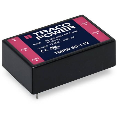 TracoPower TMPW 50-124 Alimentatore a commutazione. 24 V/DC 2.08 A 50 W