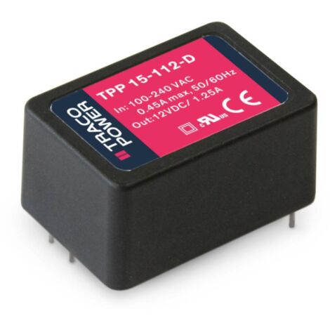 TracoPower TPP 15-103-D Alimentatore a commutazione. 3.3 V/DC 4 A 13.2 W