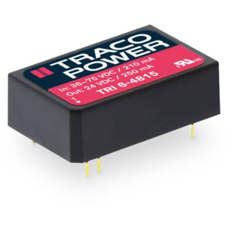 TracoPower TRI 6-2411 Convertitore DC/DC da circuito stampato 1.2 A 6 W Num. uscite: 1 x Contenuto 1 pz.