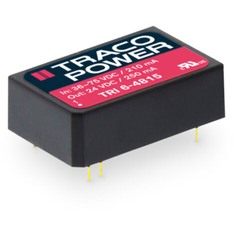 TracoPower TRI 6-2411 DC/DC-Wandler, Print   1.2 A 6 W Anzahl Ausgänge: 1 x Inhalt 1 St.