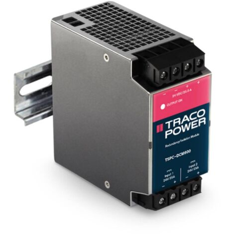 TracoPower TSPC-DCM600 Module de redondance rail DIN 820 mA 28 W Nbr. de sorties:1 x Contenu 1 pc(s)