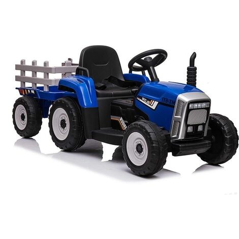 Tracteur orientable électrique avec remorque et télécommande