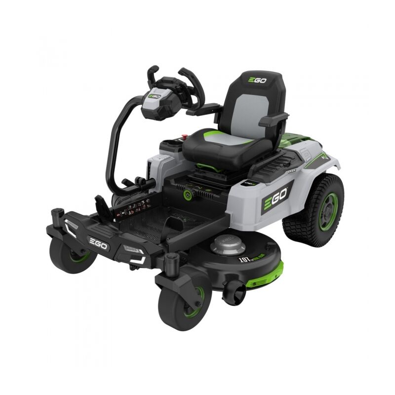 Ego Power+ - Tracteur Tondeuse électrique ZT4201ES, coupe 107 cm, 6 batteries de 10Ah et chargeur mural inclus