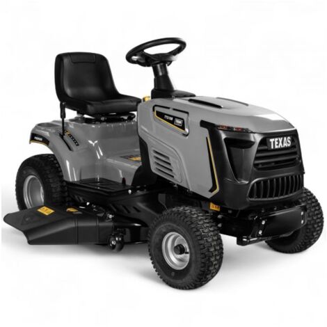Tracteur tondeuse thermique 108 cm mulching, boîte manuelle 5 vitesses - TEXAS TTS108 Premium