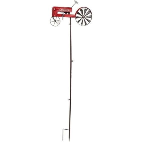 Tractor de decoración de metal 44x13x130