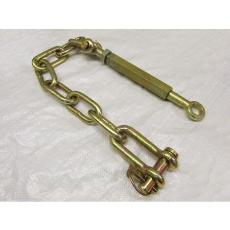 Tractor Stabilizer Check Chain Assembly (Universal 3 Point Hitch Sway Chains)
