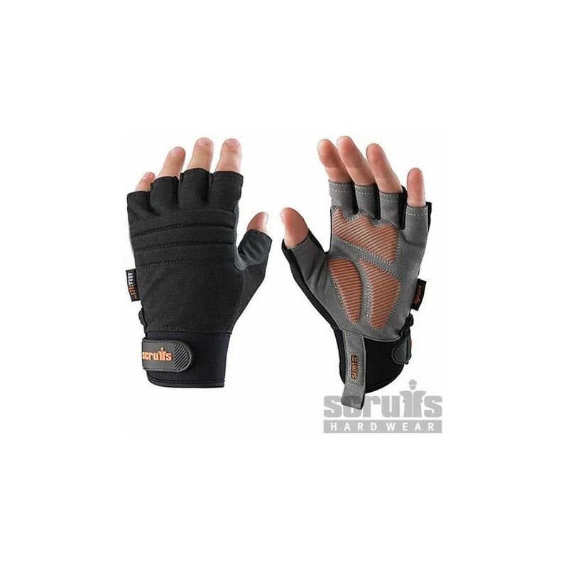 Trade Fingerless Gloves Black l / 9 T51004