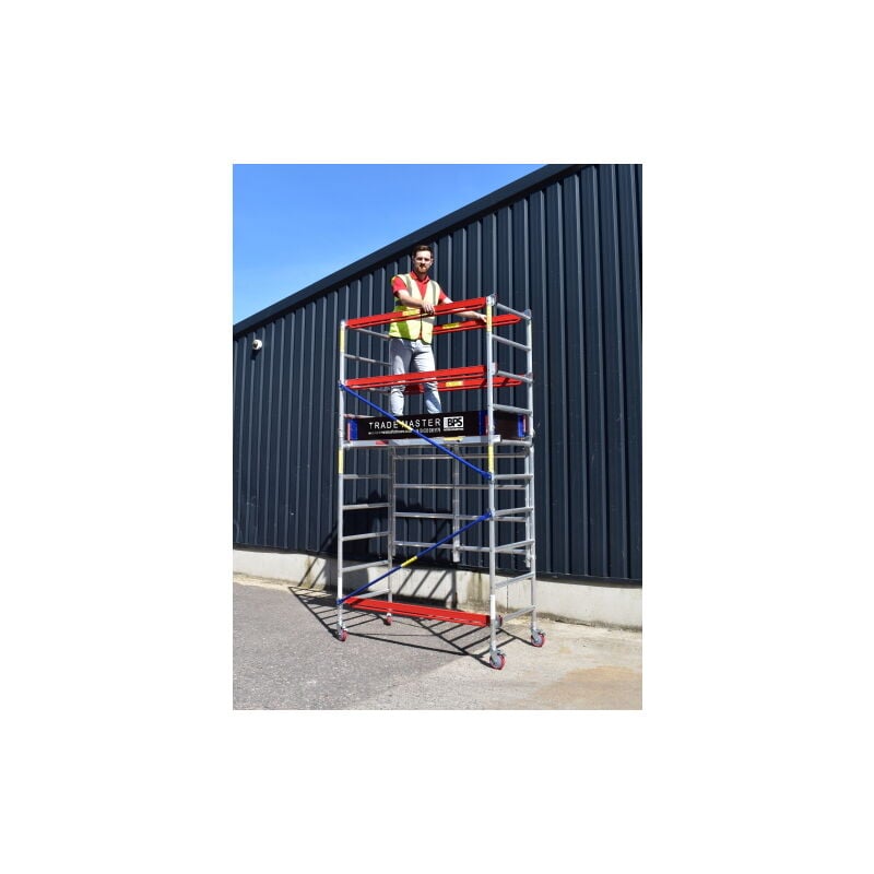 Bps Access Solutions - Trade Master Professional Scaffold Tower, Size 4.0m