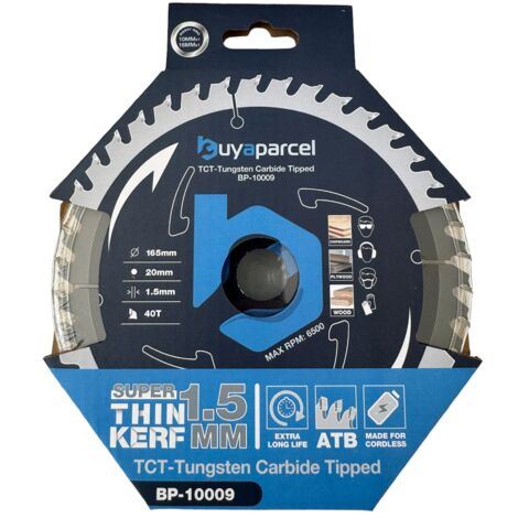 Trade Pro Circular Saw Blade 165 X 20 40 Teeth Fits Dewalt DCS565 DCS391 DCS390