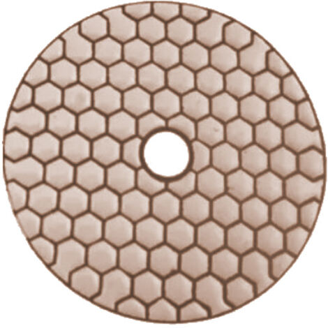Trade-Shop 100mm M14 Trocken Diamant Schleifscheibe / Polierscheibe / Polierpad für Klett Schleifteller Winkelschleifer Schleifmaschine - Körnung 200