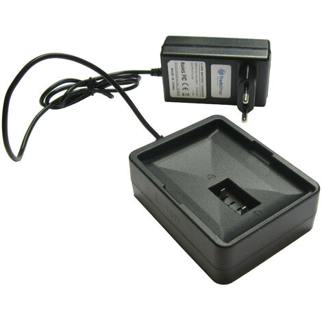 Trade-Shop 10,8V-12V Li-Ion Akku-Ladegerät kompatibel mit AEG/Ryobi LSD1201PB, CSDT1202N, LSD1202, LSD1202PB, LSDT 120, CS120L, CSDT1202, CR1201