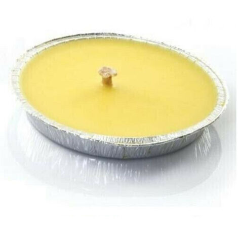 Trade Shop - 12er-Set Kerze Citronella Fackel Aluminiumschale Anti-Mücken 16 cm -