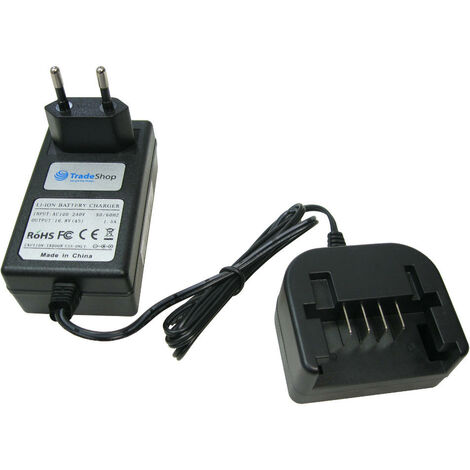 Trade-Shop 14,4V Li-Ion Akku Ladegerät Ladestation für Black & Decker LMT16 MFL143 MT143 MT1435 MT143K MT143KB