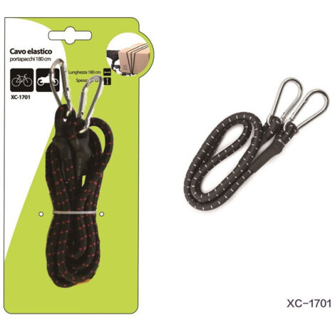 Trade Shop - 1,8 M Stoßstangenträger, elastische Schnur für Fahrrad, Motorrad, Packgurt, XC-1701 -