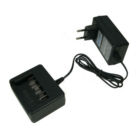 Trade-Shop 18V Li-Ion Akku Ladegerät für Bosch 24618-01, 26618-01, BSH180, CAG180-01, CAG180B, CFL180B, DDS180-01, DDS180-03, DGSH-181, RHS181-01