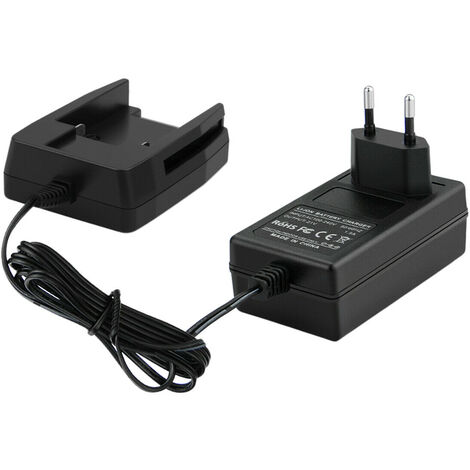 Trade-Shop 18V Li-Ion Ladegerät kompatibel mit Worx WG540.5 W9545.4 WA0167 WG151s WG154.9 WG155.5 WG155s WG157E WG157E.9 WG160.1 WG160.2 WG160.3