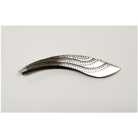 TRADE SHOP - 2 Pinzette Acciaio Inox Curva Obliqua Sopracciglia Pinza Precisione Depilazione -