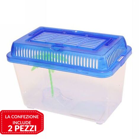 Trade Shop - 2 PZ ACQUARITTA FISHING TARTARUGHE COPERCHIE MANIGLIA PRESA ARIA 16X9.5X12 -