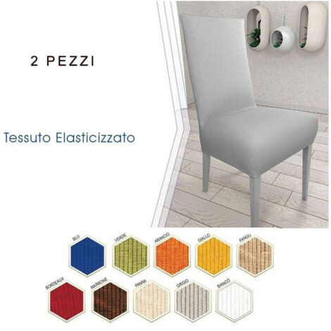 Trade Shop - 2 PZ COPRISEDIA IN ALLE ELASTICED COPRIES SCHIENALE VARI COLOURS LAVABILE -